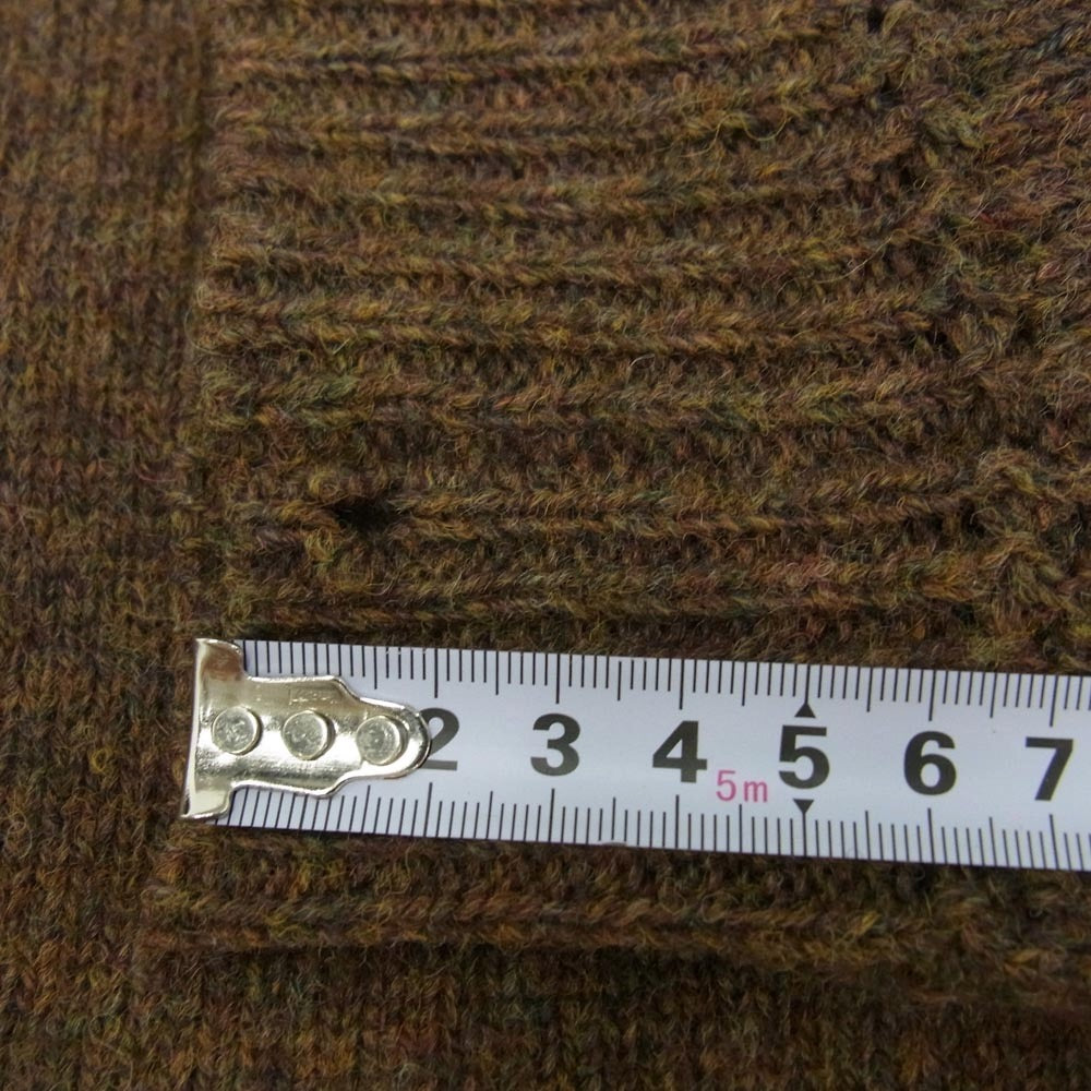 ISABEL MARANT イザベルマラン 19A062E サイド編み込み ウール ニット セーター ブラウン系 36【中古】