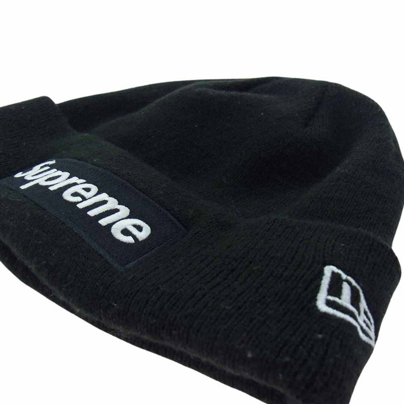 Supreme シュプリーム 23AW New Era  Box Logo Beanie ニューエラ ボックスロゴ ビーニー ニットキャップ ブラック系【中古】