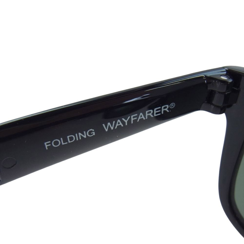 Ray-Ban レイバン FOLDING WAYFARER フォールディングウェイファーラー サングラス ブラック系 50□２2　3N【中古】