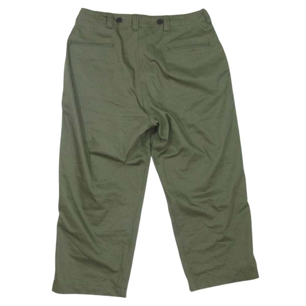 インテリム  IT22S163 SUPIMA HERRINGBONE M43 FIELD TROUSERS スーピマ ヘリンボーン M-43 フィールド トラウザーズ パンツ カーキ系 5【新古品】【未使用】【中古】