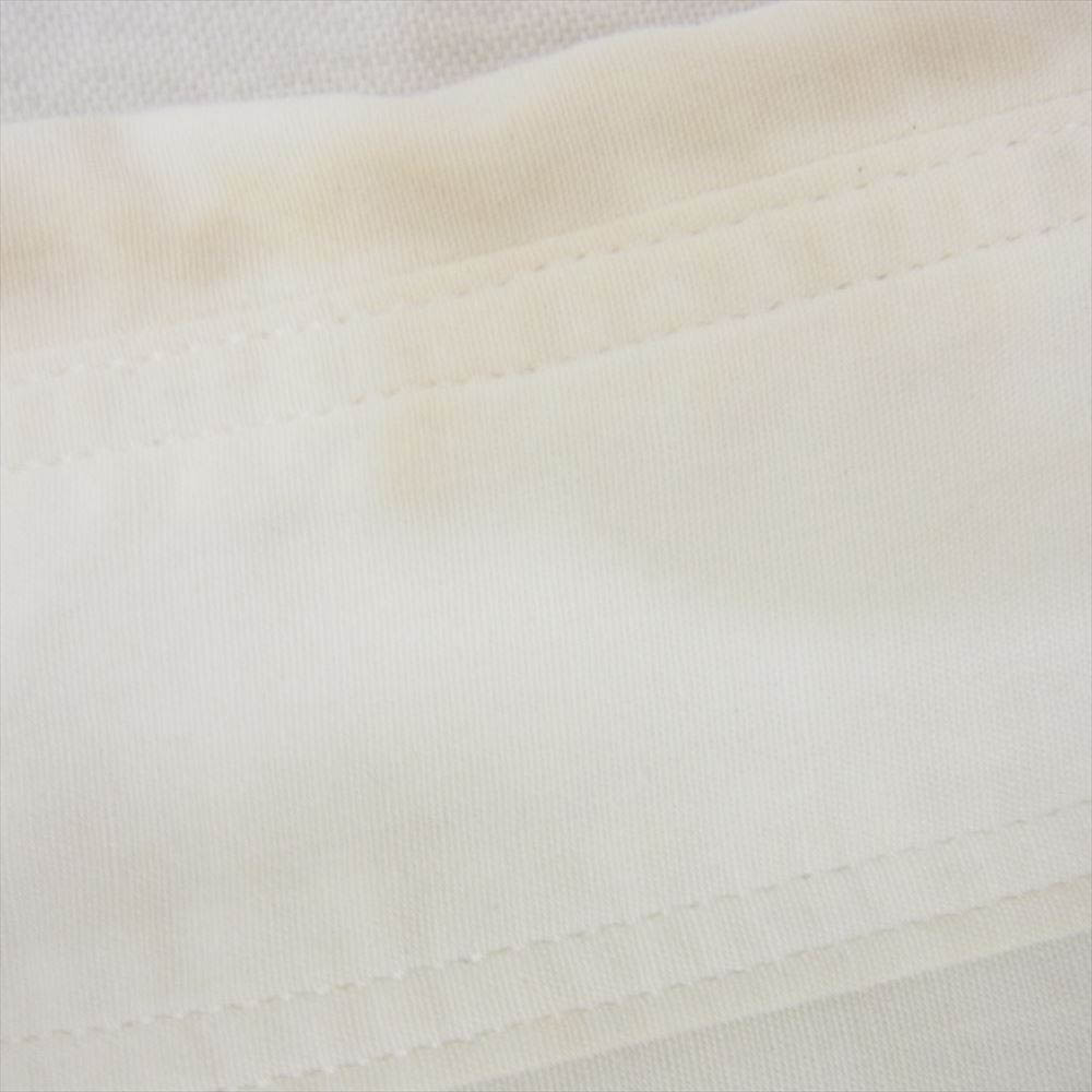 Yohji Yamamoto POUR HOMME ヨウジヤマモトプールオム 17AW HK-B45-027 二枚襟 ロゴ ロング 長袖 シャツ ホワイト系 2【中古】