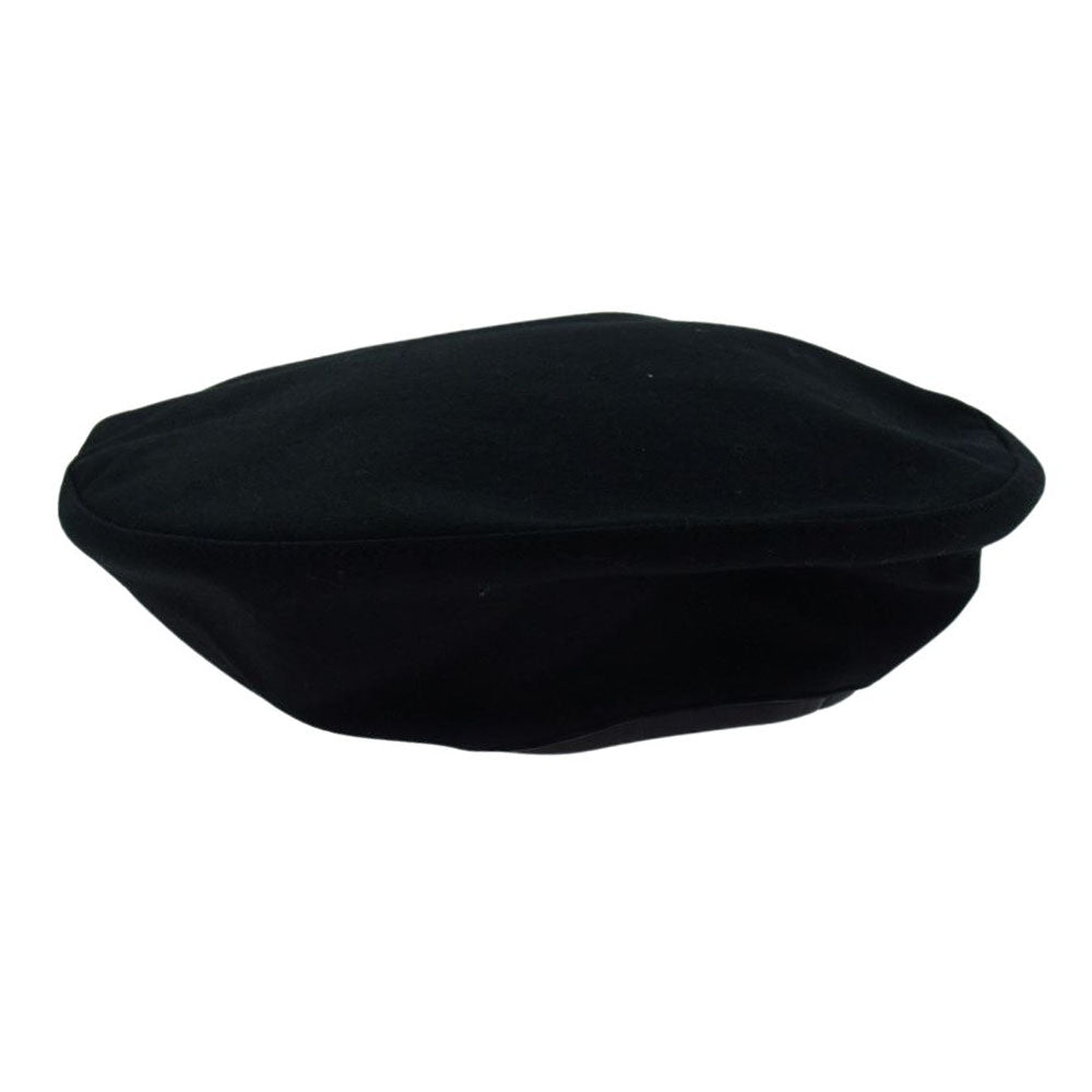 BLACK SIGN ブラックサイン コットン ベレー 帽子 キャップ ブラック系【美品】【中古】