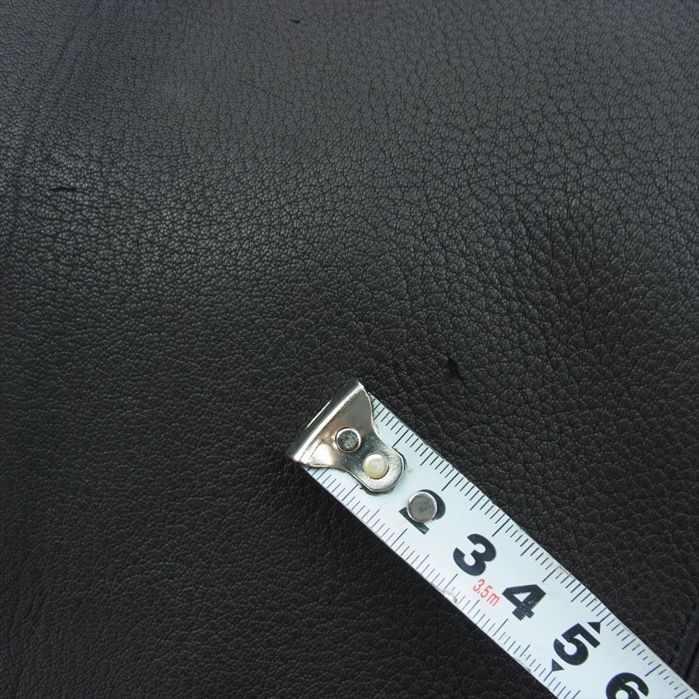 FINE CREEK LEATHERS ファインクリークレザー ACJK050 FINE CREEK ＆CO Lindbergh Deer Black リンドバーグ ワピチレザー フルベジタブルタンニン レザー ジャケット ブラック系 42【新古品】【未使用】【中古】