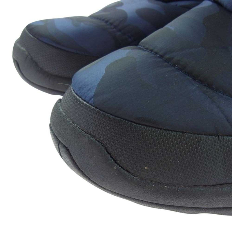 THE NORTH FACE ノースフェイス NF51583 Nuptse Bootie ヌプシ ブーティ カモフラ ブーツ ネイビー系 25cm【中古】