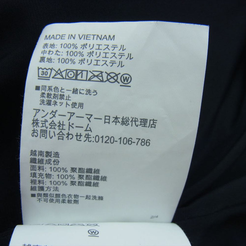 アンダーアーマー 1358637 CG コールドギア INSULATION 2WAY JK インサレーション 2way ジャケット ダークネイビー系 LG【中古】