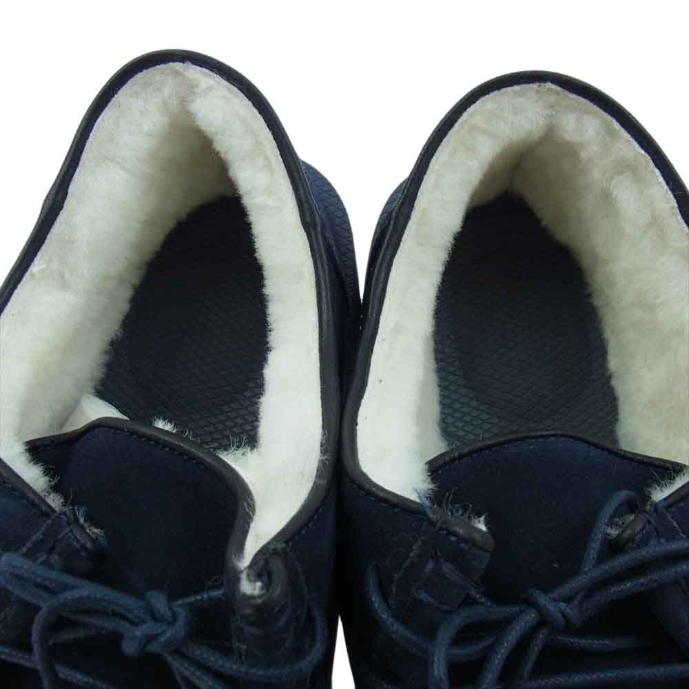 SUICOKE スイコック OG-177Mwpab DYS Mwpad ムートン ローファー シューズ ネイビー系 28cm【新古品】【未使用】【中古】
