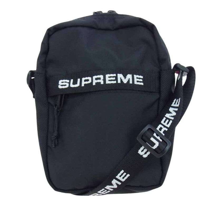 Supreme シュプリーム 22AW Shoulder Bag ロゴ ショルダー バッグ  ブラック系【中古】