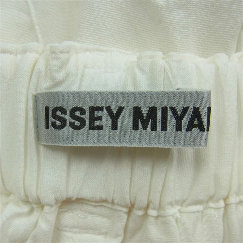 ISSEY MIYAKE イッセイミヤケ 24SS IM41FF510 TWO AS ONE PANTS レイヤード パンツ ホワイト系 3【中古】