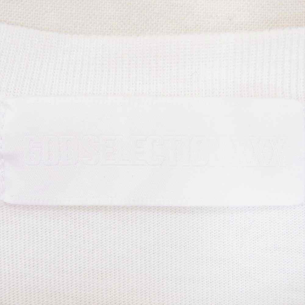GOD SELECTION XXX ゴッドセレクション GX-S20-ST-17 ガールプリント 半袖 Tシャツ ホワイト系 L【中古】