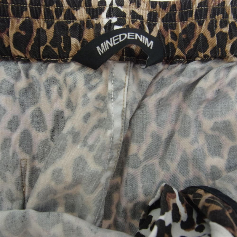 MINEDENIM マインデニム 2206-7001-67-032 CD Leopard Denim Surf Shorts レオパード サーフ ショーツ ハーフパンツ マルチカラー系 3【中古】