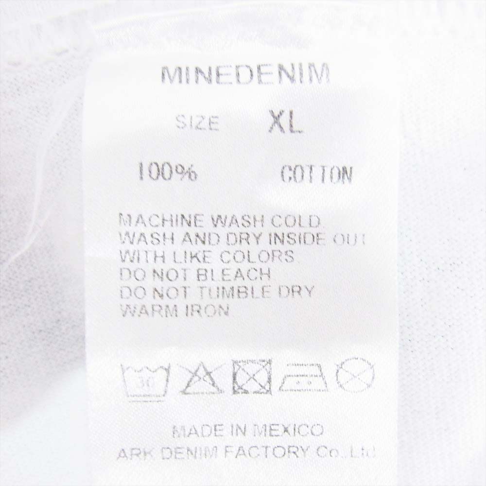 MINEDENIM マインデニム Nirvana NEVERMIND Tee ニルヴァーナ プリント 半袖 Tシャツ ホワイト系 XL【中古】