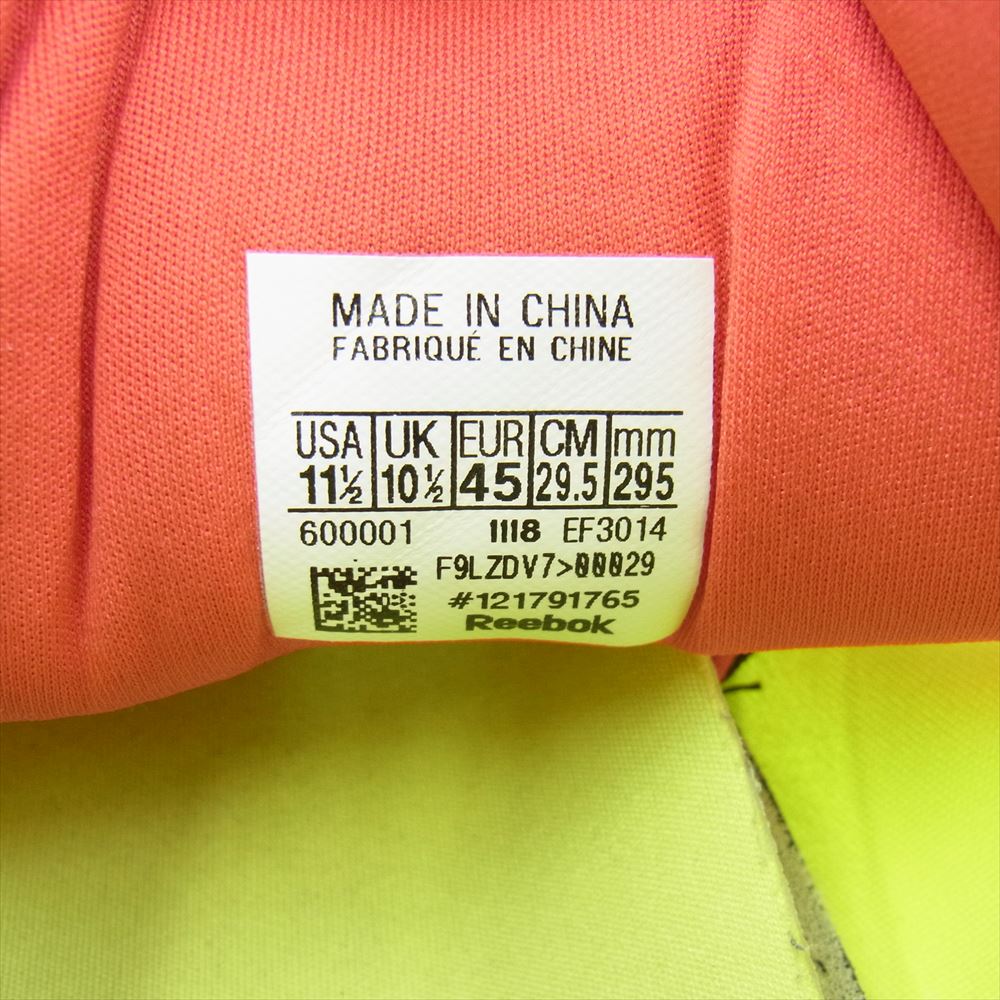Reebok リーボック EF3014 INSTAPUMP FURY PROTOTYPE CITRON インスタポンプフューリー プロトタイプ シトロン スニーカー イエロー系 29.5cm【中古】