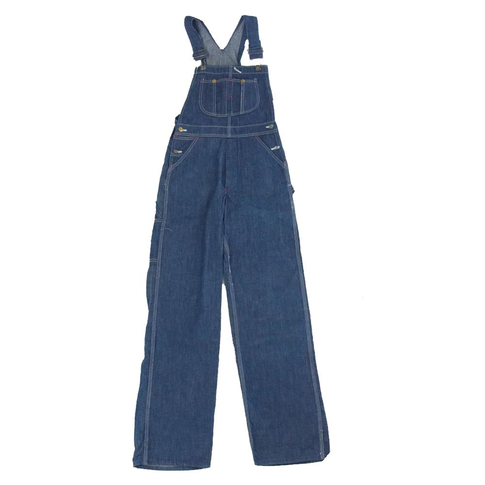 ヴィンテージ unknown ブランド不明 50s 60s UNION MADE釦 デニム オーバーオール 4【中古】