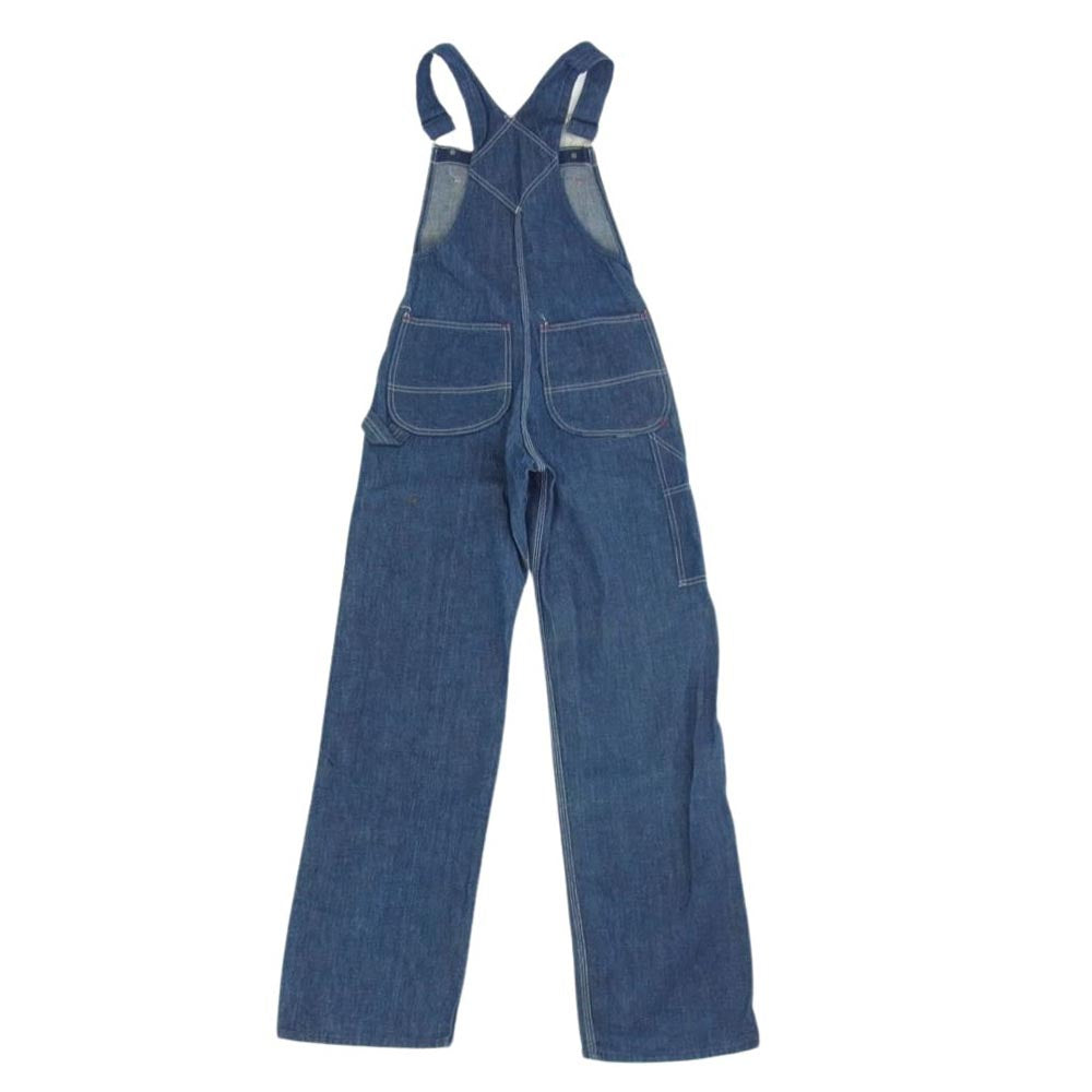 ヴィンテージ unknown ブランド不明 50s 60s UNION MADE釦 デニム オーバーオール 4【中古】