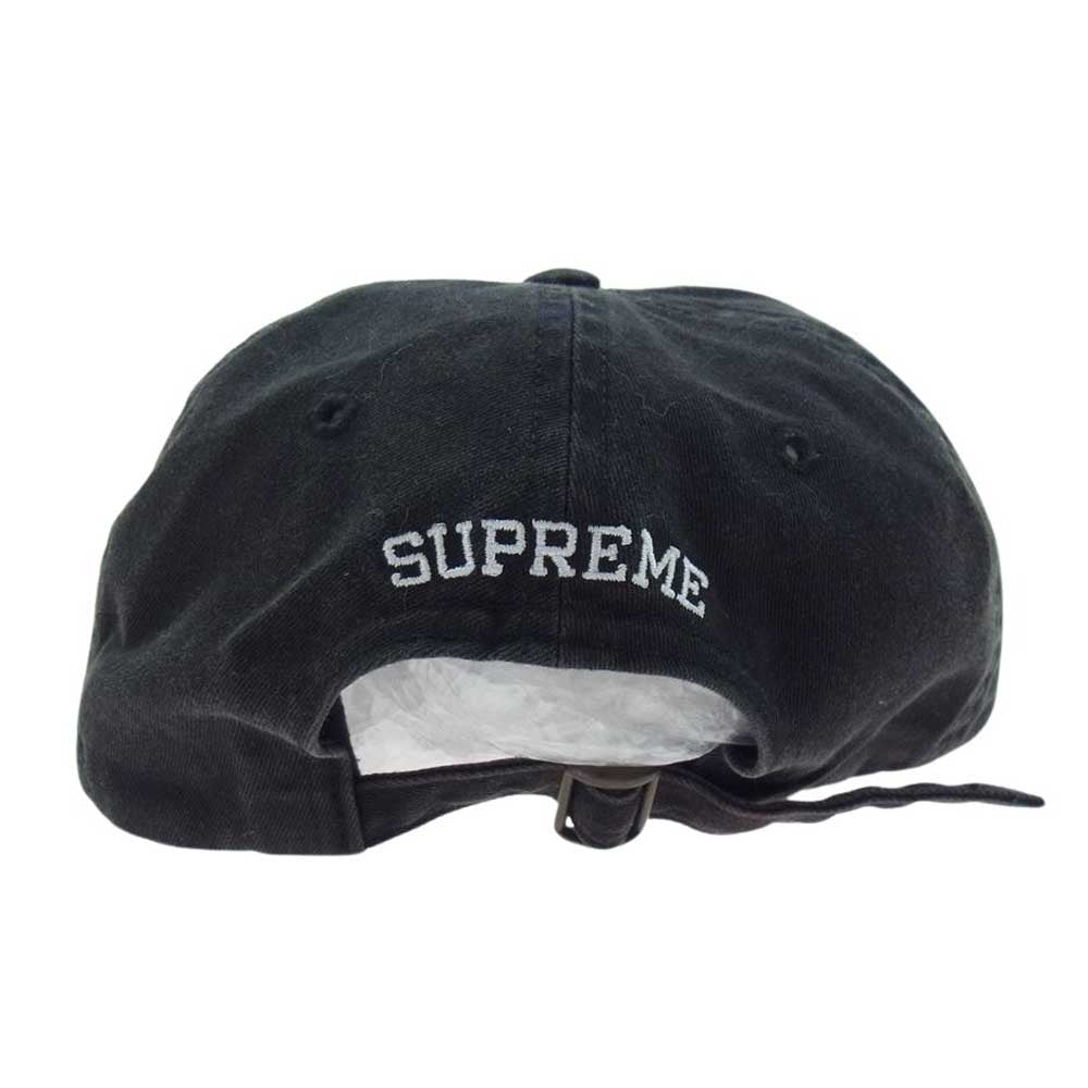 Supreme シュプリーム 18AW Connect Logo 6-Panel Cap コネクトロゴ 6パネル キャップ ブラック系【中古】