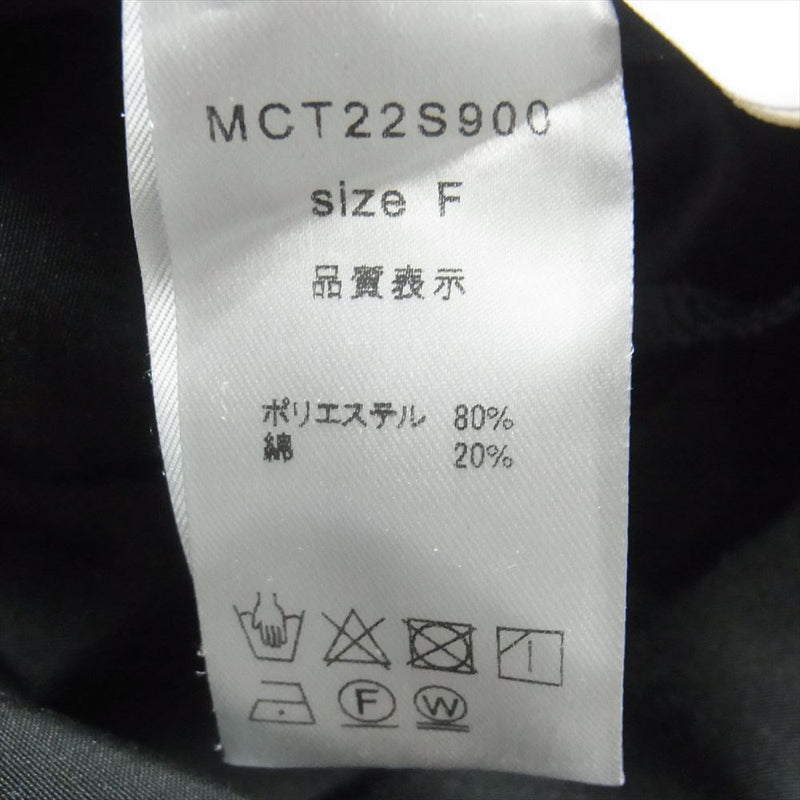 マチャット MCT22S900 Uネック オールインワン ワンピース オーバーオール ブラック系 F【中古】