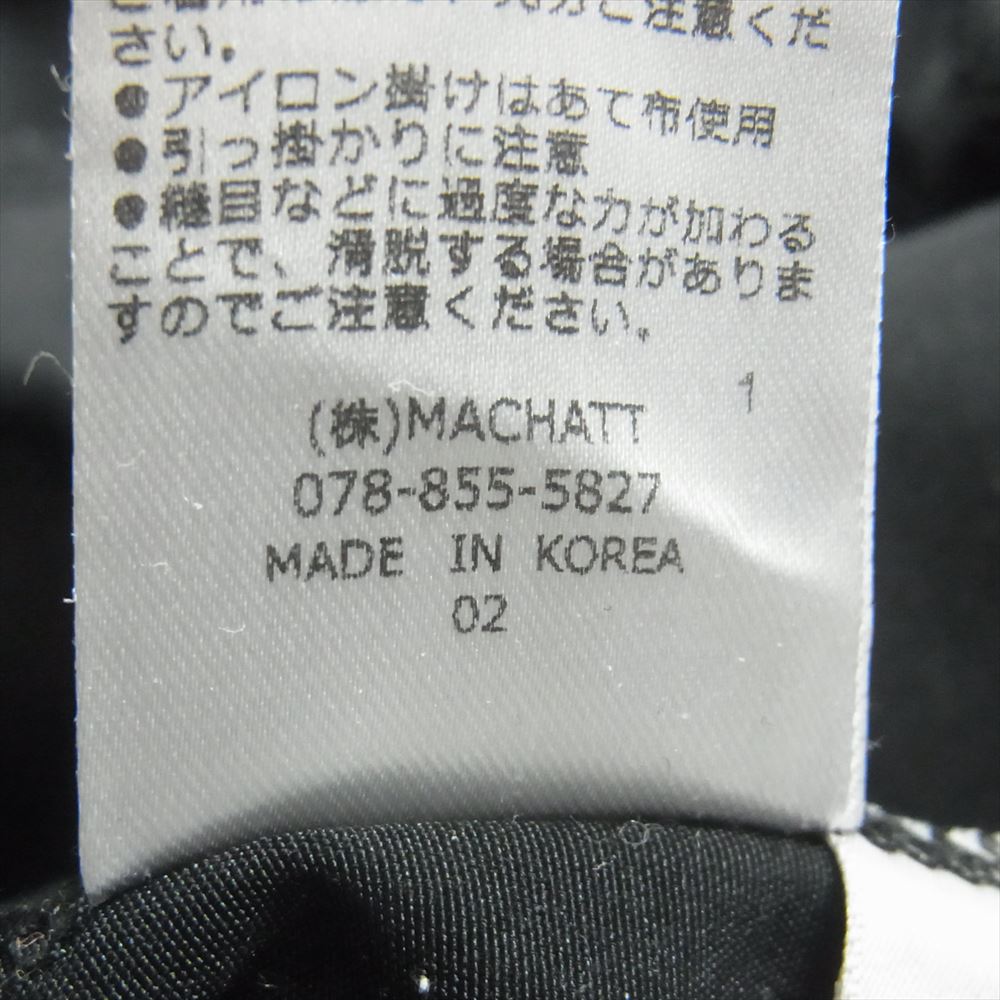 マチャット MCT22S900 Uネック オールインワン ワンピース オーバーオール ブラック系 F【中古】