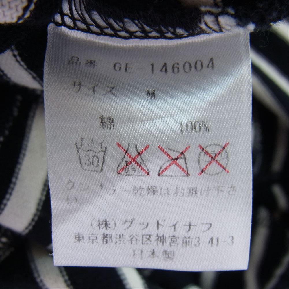 GOODENOUGH グッドイナフ GE-146004 クラッシックロゴ 裾 刺繍 ボーダー スウエット ショーツ M【中古】