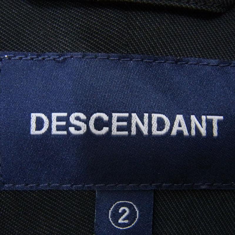 DESCENDANT ディセンダント CACHALOT刺繍 オープンカラー  半袖 レーヨン ポリエステル シャツ 2【中古】