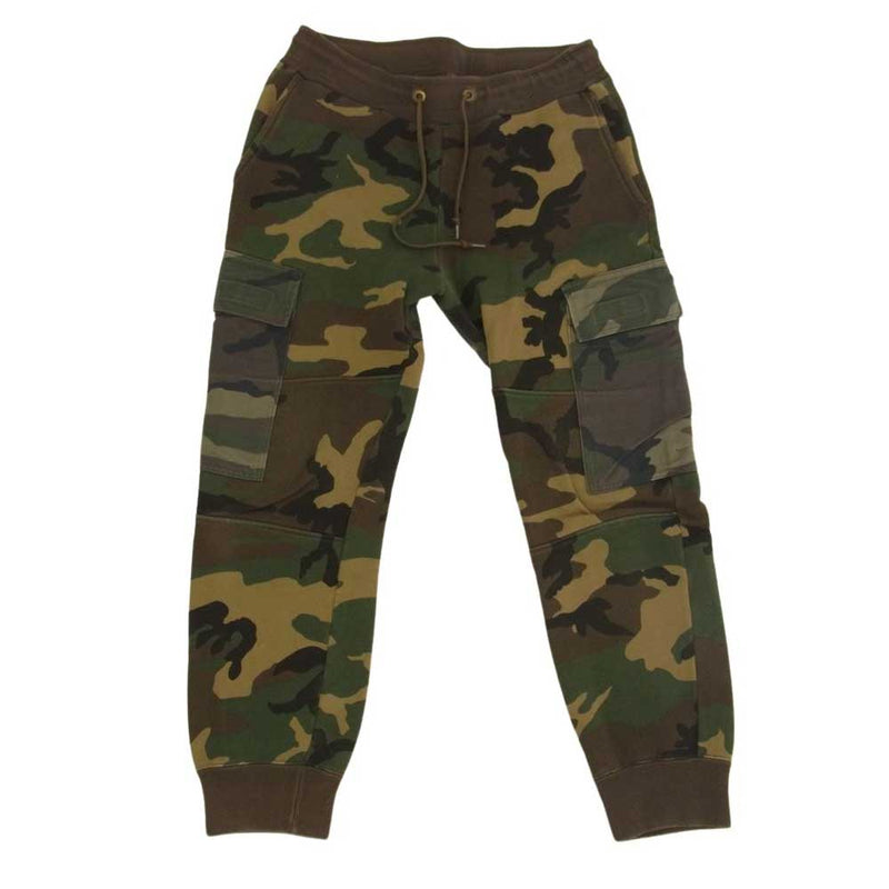 WTAPS ダブルタップス 16AW 162ATDT-CSM15 TROUSERS.COPO.CAMO カモ柄 スウェット パンツ マルチカラー系 LARGE【中古】