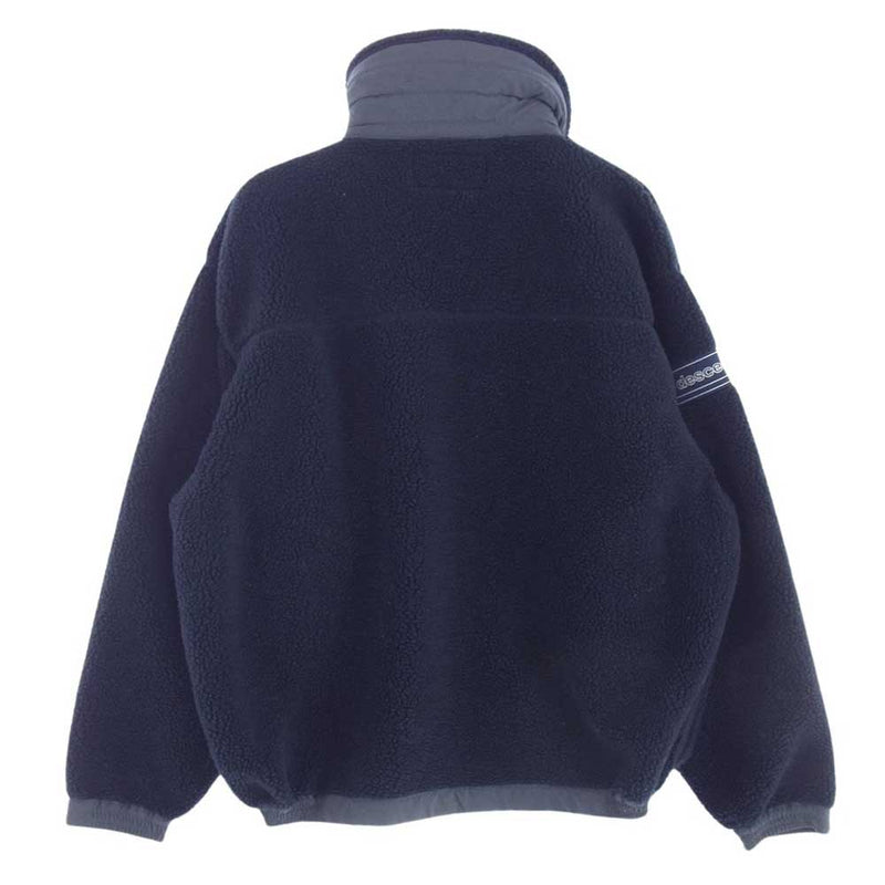 DESCENDANT ディセンダント 22AW 222ATDS-JKM02 MANCHOT FLEECE JACKET フリース ジャケット ネイビー系 1【中古】