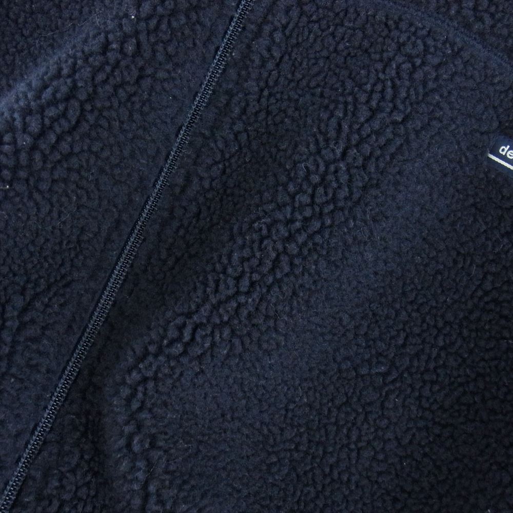 DESCENDANT ディセンダント 22AW 222ATDS-JKM02 MANCHOT FLEECE JACKET フリース ジャケット ネイビー系 1【中古】