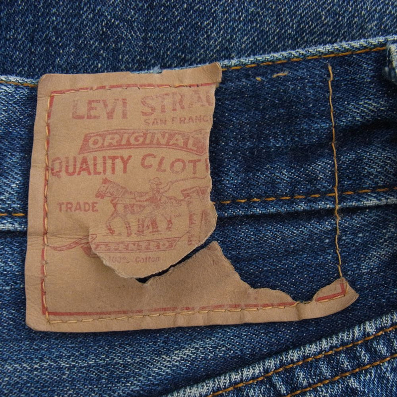 Levi's リーバイス ヴィンテージ オリジナル 70s 501 66前期 赤タブ欠損 スレキスタンプ デニムパンツ インディゴブルー系【中古】