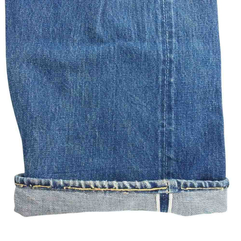 Levi's リーバイス ヴィンテージ オリジナル 501XX 刻印ツメ ドーム型 両面均等V センターループずれ デニム パンツ インディゴブルー系【中古】