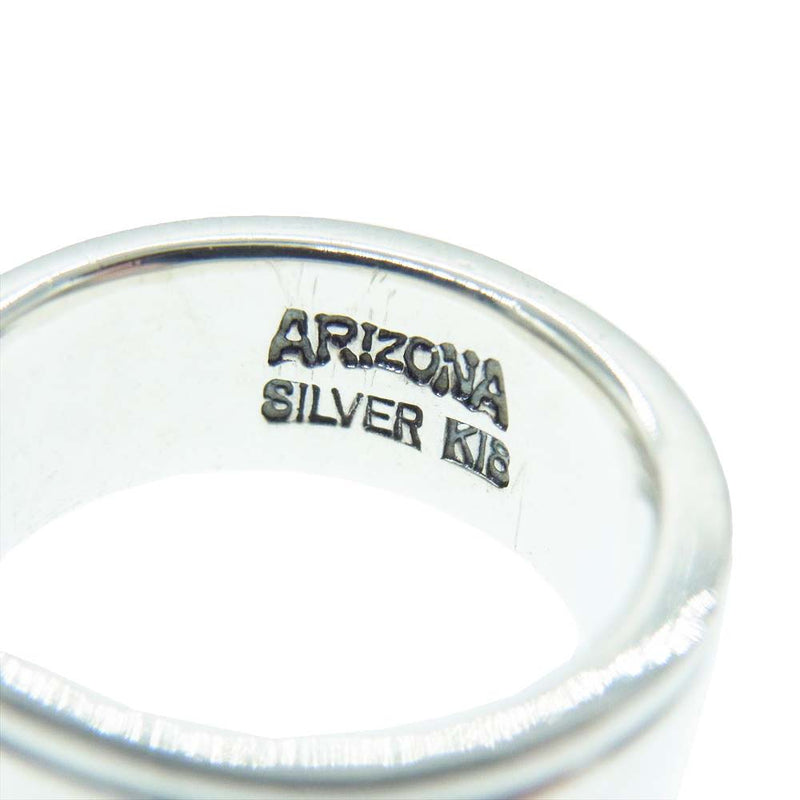 ARIZONA FREEDOM アリゾナフリーダム silver K18太陽神付 リング シルバー系 ８号【中古】