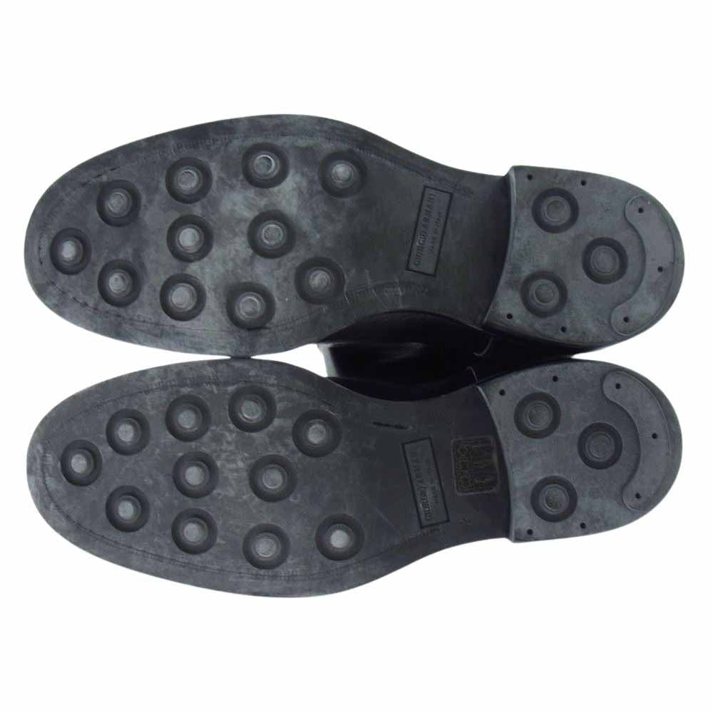 ARMANI アルマーニ GINZA TOWER限定 レザー ロング ブーツ ブラック系 41【中古】