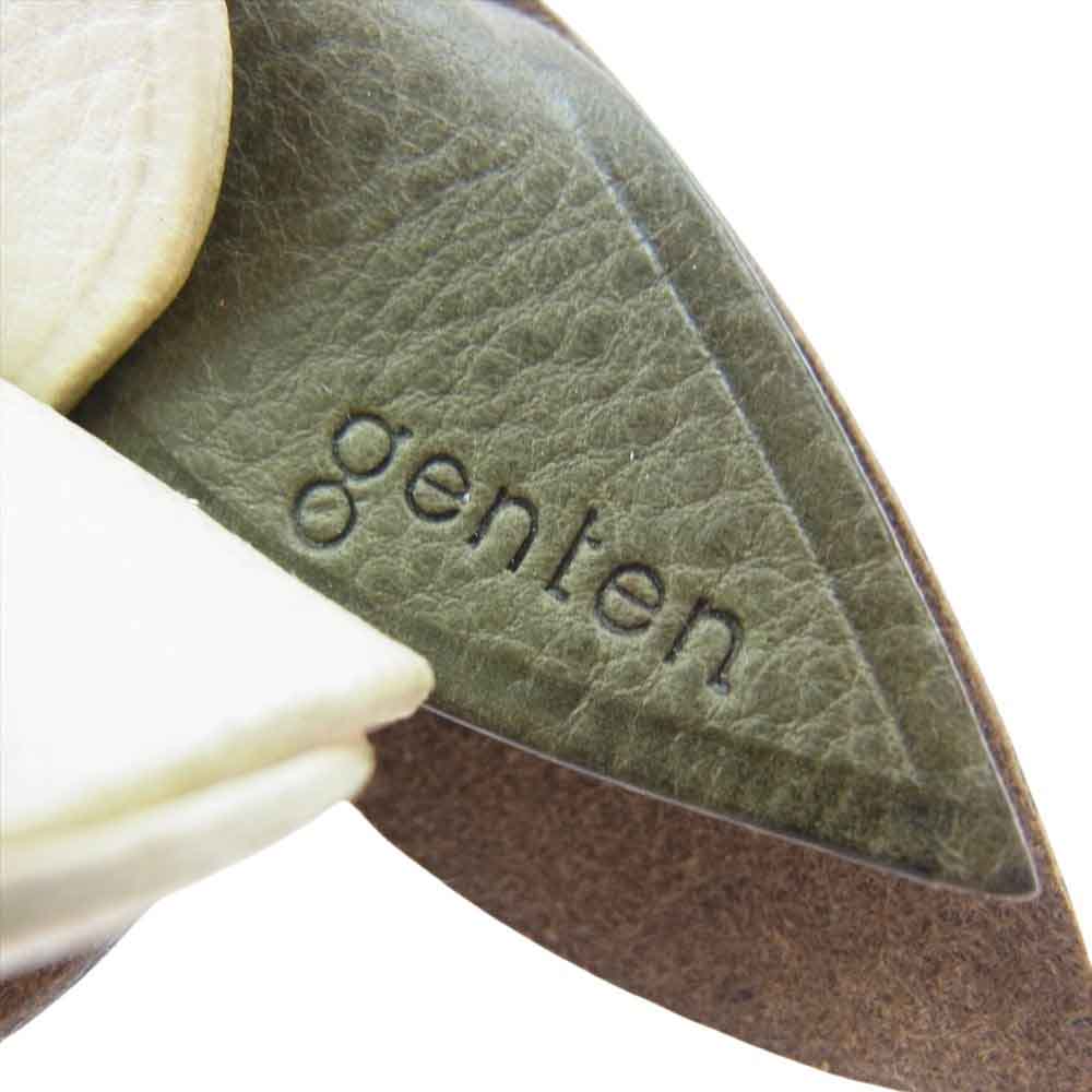 genten ゲンテン 48842-00 エヴァーチャーム クリスマスローズ レザー ストラップ【中古】