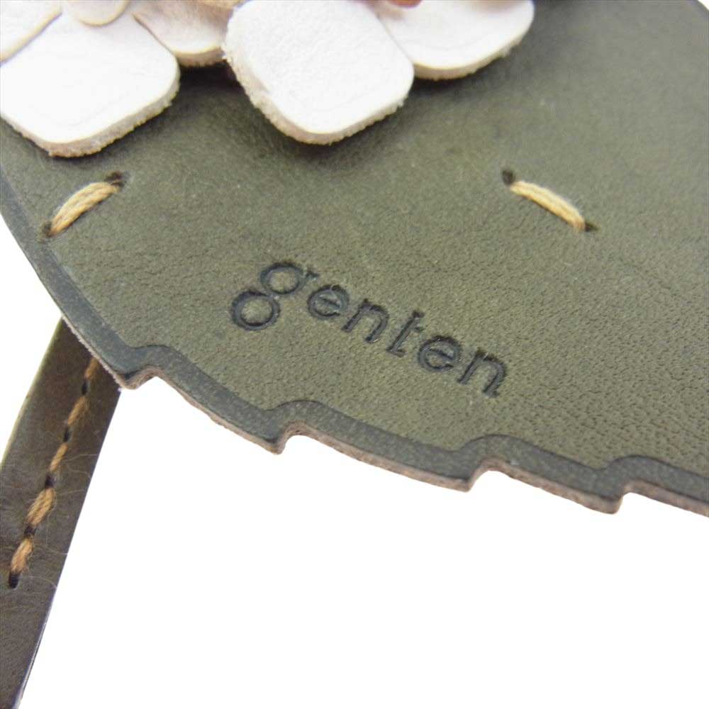 genten ゲンテン 43895-00 エヴァーチャーム アジサイ レザー ストラップ【新古品】【未使用】【中古】