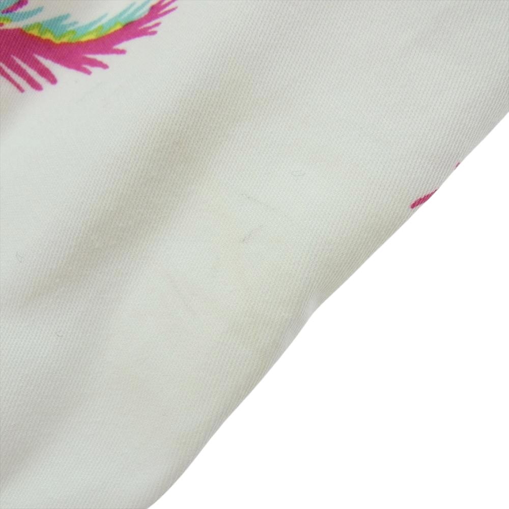 WACKO MARIA ワコマリア 13SS-CO-JK02 COTTON HORCE RACING JKT ホースレーシングプリント 総柄 2B テーラード ジャケット ホワイト系 S【中古】