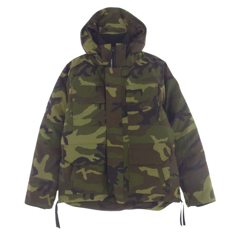 CANADA GOOSE カナダグース 4550M 国内正規(株)サザビーリーグ MAITLAND PARKA CAMO メイトランドパーカー カモ柄 ダウン ジャケット M【美品】【中古】