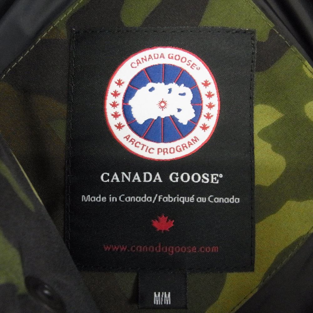 CANADA GOOSE カナダグース 4550M 国内正規(株)サザビーリーグ MAITLAND PARKA CAMO メイトランドパーカー カモ柄 ダウン ジャケット M【美品】【中古】