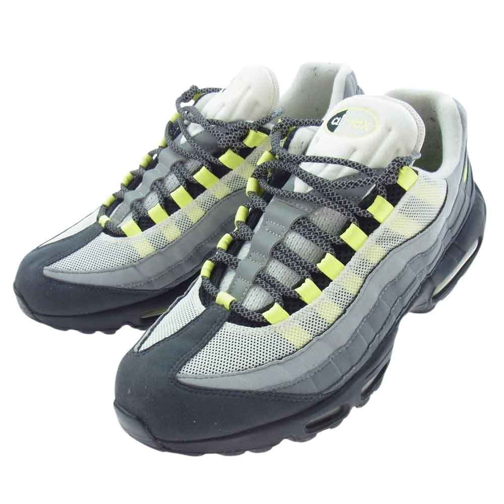 NIKE ナイキ CT1689-001 Air Max 95 OG Neon Yellow (2020)  エアマックス 95 OG ネオンイエロー イエローグラデ スニーカー グレー系 30cm【中古】