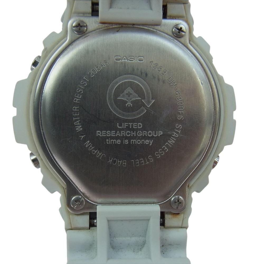 G-SHOCK ジーショック DW-6900FS LRG Time Is Money パンダ クォーツ 腕時計 ウォッチ ホワイト系【中古】