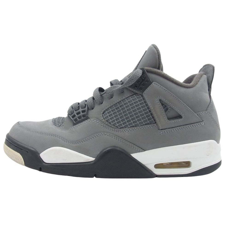 NIKE AIR JORDAN ナイキ ジョーダン 308497-007 AIR JORDAN 4 RETRO COOL GREY エアジョーダン レトロ クール グレー ハイカット スニーカー グレー系 27cm【中古】