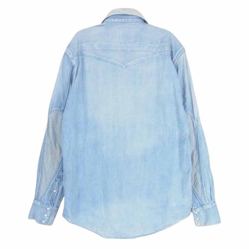 VISVIM ビズビム 15SS 0115105007003 ALBACORE SHIRT DAMAGED アルパコア デニム ダメージ シャツ 1【中古】