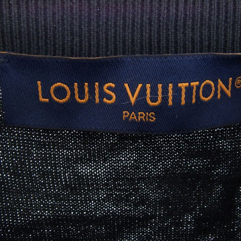 LOUIS VUITTON ルイ・ヴィトン RM232 AUR HPN83W ショートスリーブ コットン インタルシア クルーネック Ｔシャツ 半袖  グレー系 S【中古】