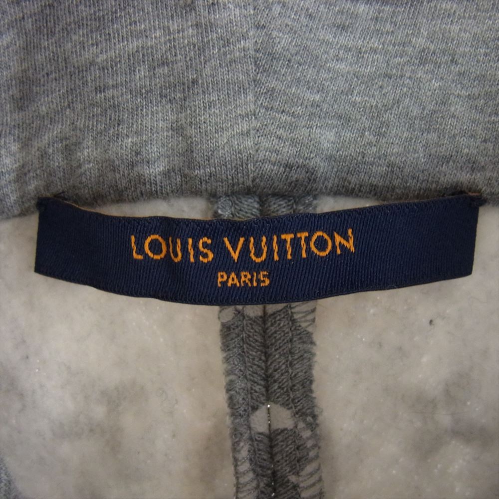 LOUIS VUITTON ルイ・ヴィトン 22AW M222Q UYR HNY40W モノグラム サークル カット フーディ プルオーバー パーカー グレー系 M【中古】