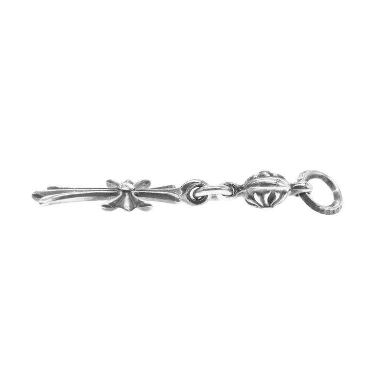 CHROME HEARTS クロムハーツ（原本無） 1B TNY CH CRS 1ボール タイニー CHクロス チャーム シルバー ネックレストップ シルバー系【中古】