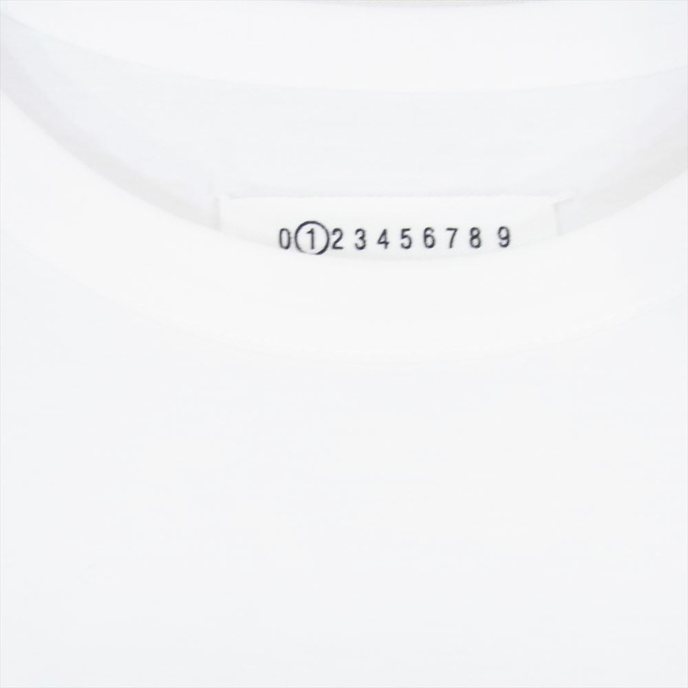 MAISON MARGIELA メゾンマルジェラ S51GC0431 S22816 国内正規品 1ライン フレンチスリーブ Tシャツ ホワイト系 XS【中古】
