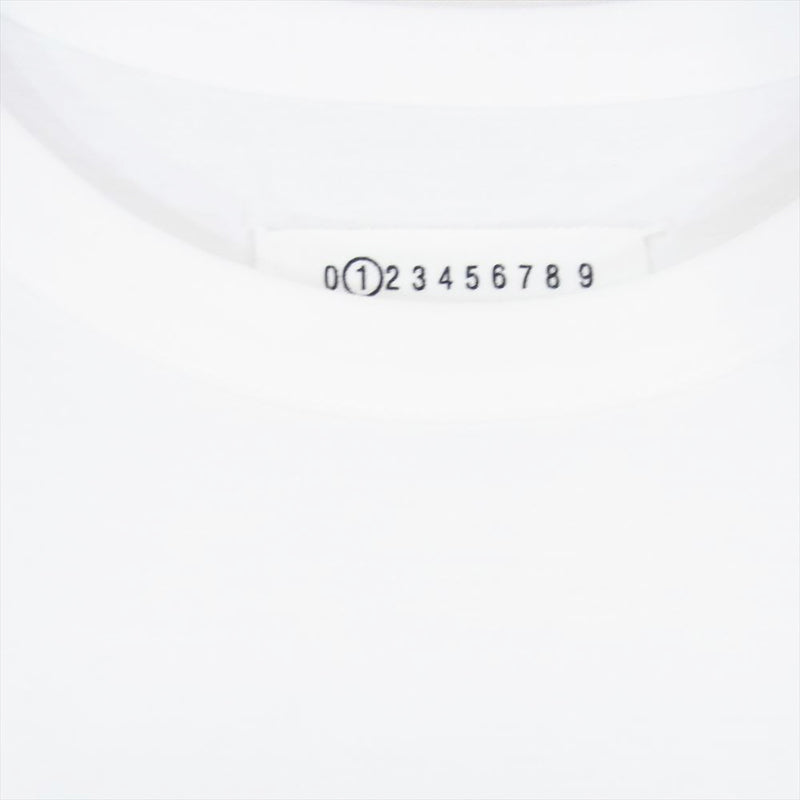 MAISON MARGIELA メゾンマルジェラ S51GC0431 S22816 国内正規品 1ライン フレンチスリーブ Tシャツ ホワイト系 XS【中古】