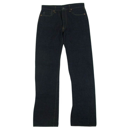 FOB FACTORY エフオービーファクトリー F191SP James Fabled 別注 ノンウォッシュ ストレート デニム パンツ インディゴブルー系 33【中古】