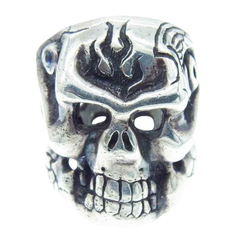 TRAVIS WALKER トラヴィスワーカー 10 Year Aniv LTD Edition 10周年 オリジナル スカル リング シルバー系 12.5号【中古】