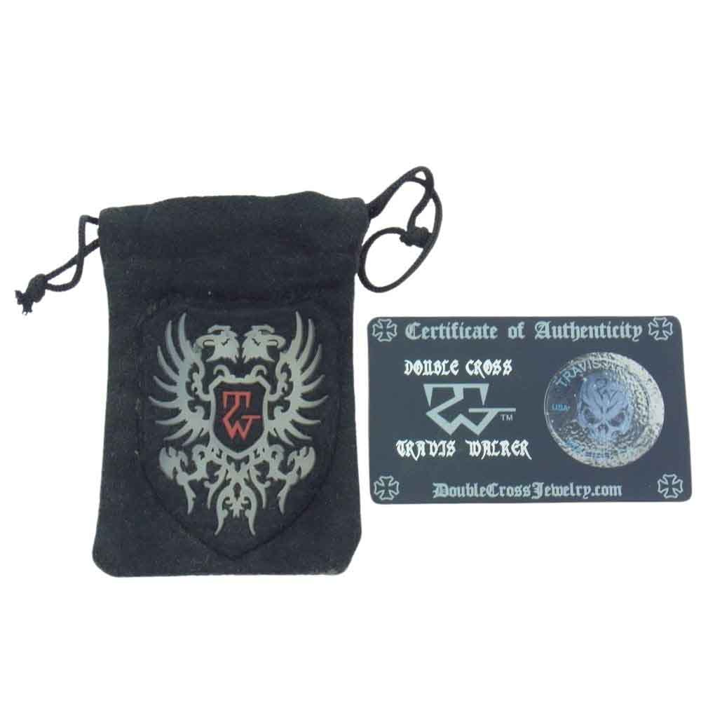 TRAVIS WALKER トラヴィスワーカー 10 Year Aniv LTD Edition 10周年 オリジナル スカル リング シルバー系 12.5号【中古】