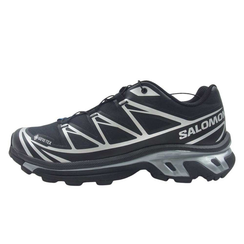 salomon サロモン 474506 XT-6 GTX GORE-TEX ゴアテックス スニーカー ローカット シューズ ブラック系【中古】