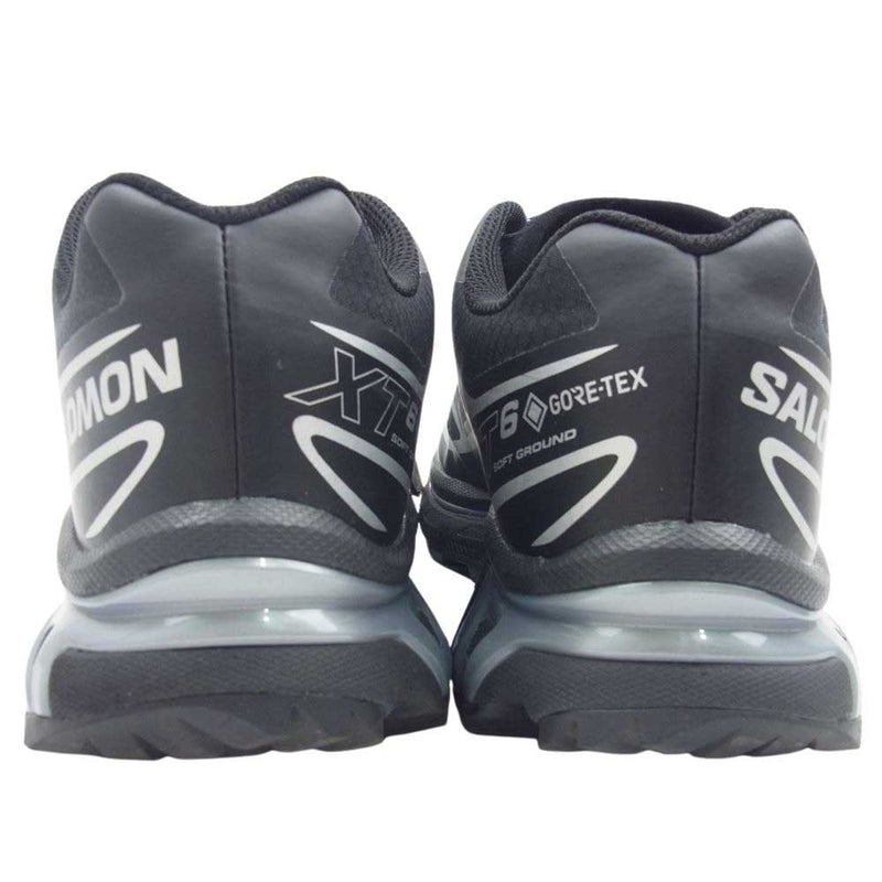 salomon サロモン 474506 XT-6 GTX GORE-TEX ゴアテックス スニーカー ローカット シューズ ブラック系【中古】