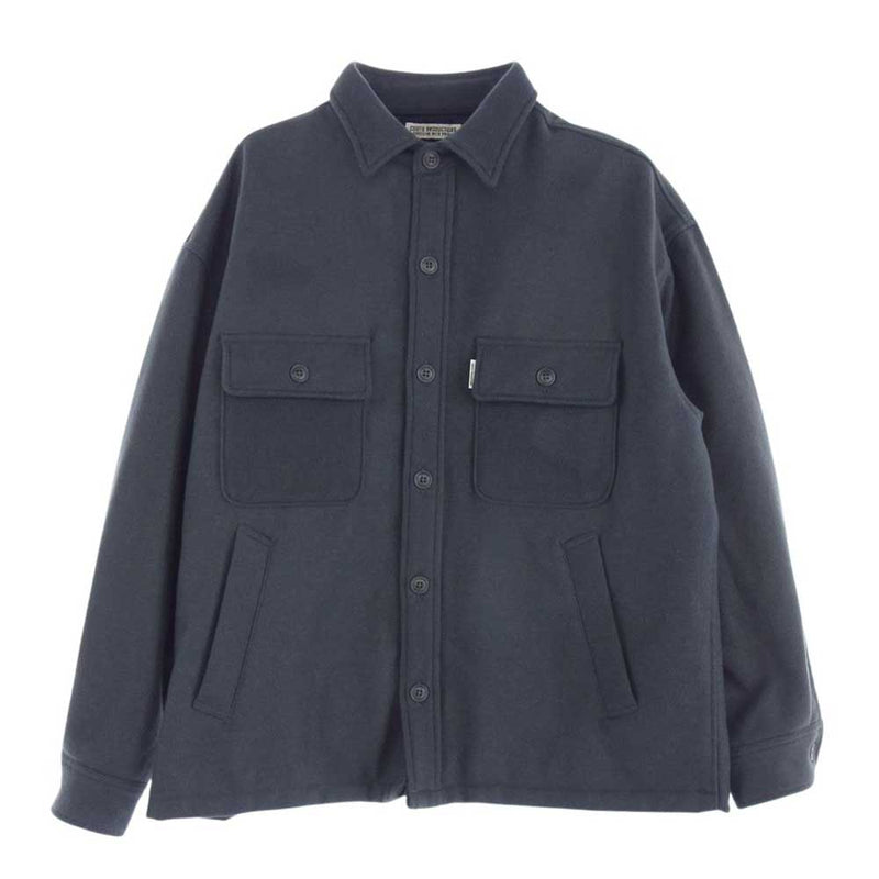 COOTIE クーティー 22AW CTE-22A217 CA/W Melton CPO Jacket カシミア混 ウール メルトン ジャケット ダークグレー系 M【新古品】【未使用】【中古】